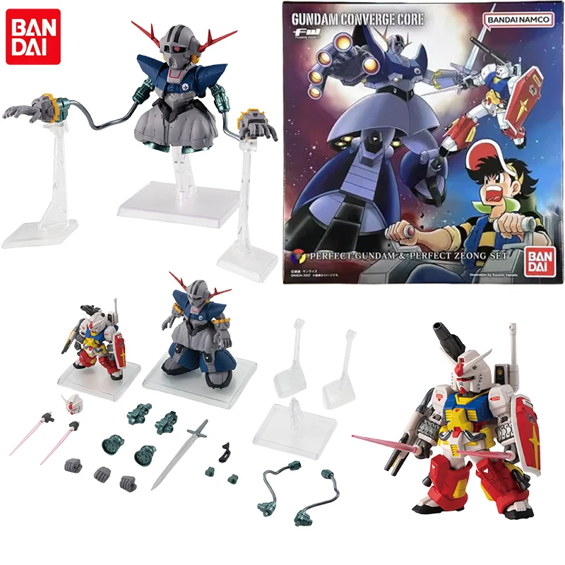Oryginalna figurka anime Bandai FW GUNDAM CONVERGE CORE Perfect Gundam Perfect Zeong, zabawki akcji dla dzieci, model kolekcjonerski na prezent