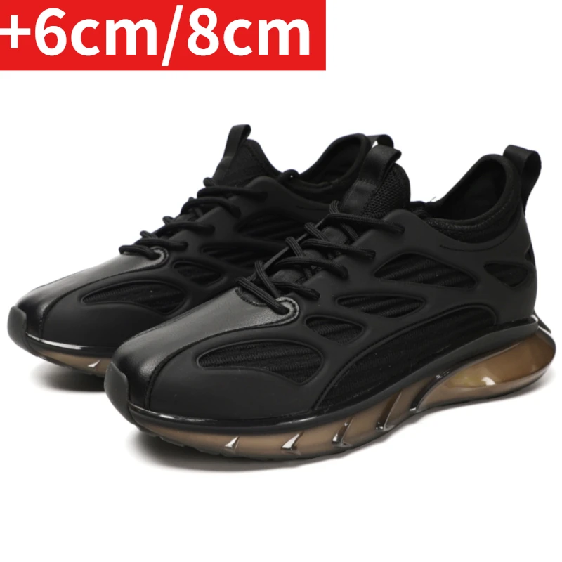 

2026 Men's Summer Resting Sports Mesh Inner High-Top Breathable and Wear-resistant 6cm/8cm Sports Shoes Men's Shoes