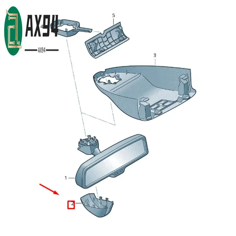 

AX94-Front Arm Rest Door Trim Cover 1WK36DX9AB For Dodge Charger Chrysler 300 2011-2023 Inner Door PU Panel 1WK36DX9AA