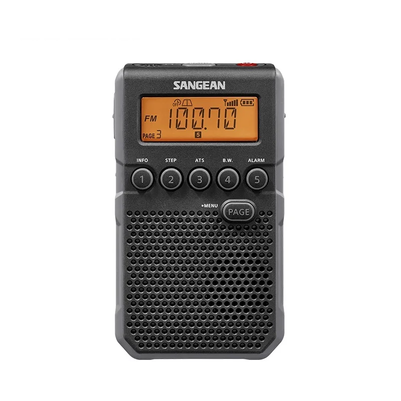 To DT-800C Portable Full Band Radio Band Receiver AM / FM / Weather Alert Rechargeable Pocket RadioFM Reciever