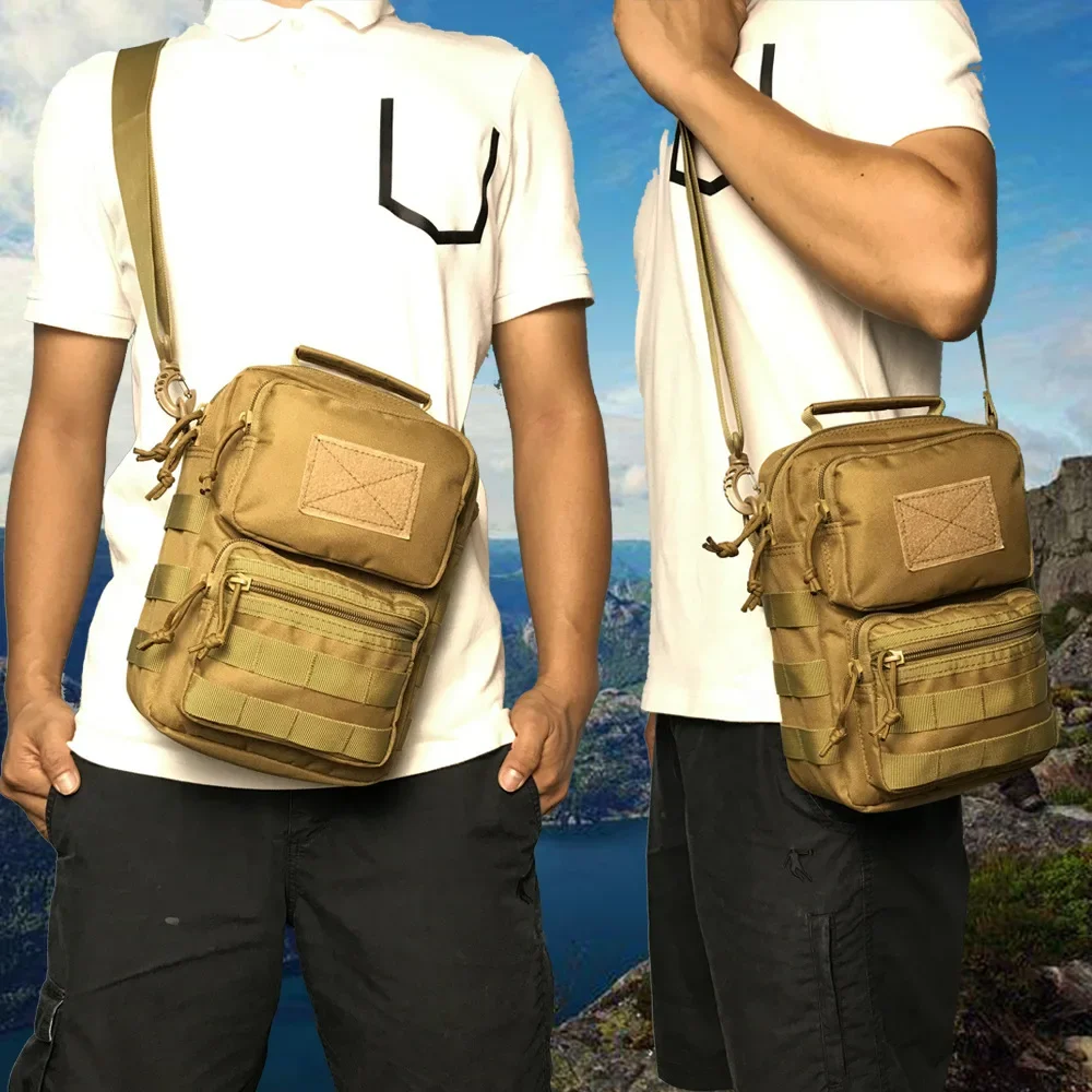 Outdoor Sports Crossbody Shoulder Bag Men's Chest Pack Handbag Hiking Camping Sling Backpack Trekking Hunting Backpacks bolso 가방