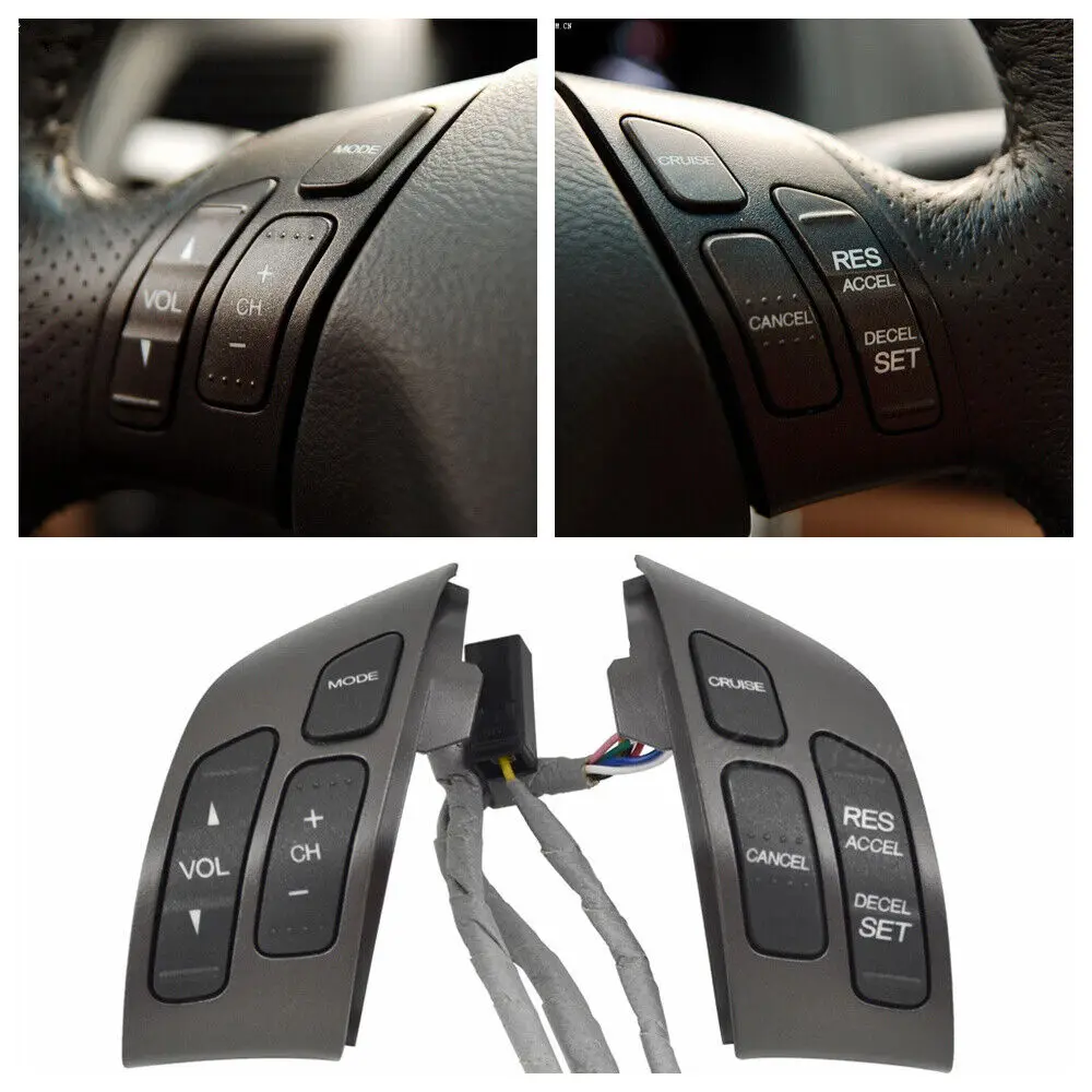 

WXZOS Кнопка переключения громкости круиз-контроля на руле для Honda Odyssey 2003-2008 гг.