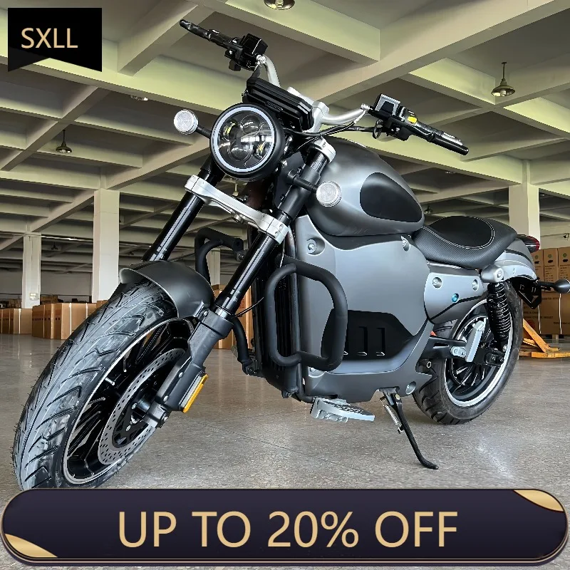 

Электромотоцикл для взрослых с двигателем SXLL 2000W/3000W/5000W, литиевая батарея, дальность хода 180 км.