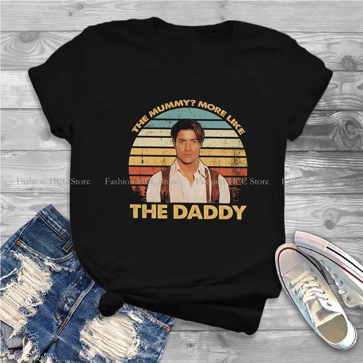 More Like The Daddy Style Polyester TShirt The Mummy Movie Comfortable Hip Hop Gift Idea  T Shirt Short Sleeve