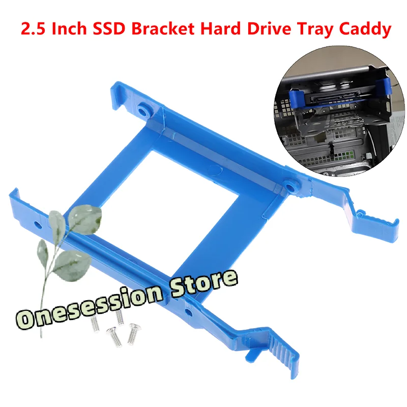 Soporte para disco duro SSD de 2,5 pulgadas, bandeja HDD con tornillo para Optiplex 3070 5070 7070 MT, pieza de reparación