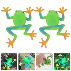 Sensory Toys Realistic Frog Figurines Shaped for Party Vent Class Squishy Soft Rubber Child