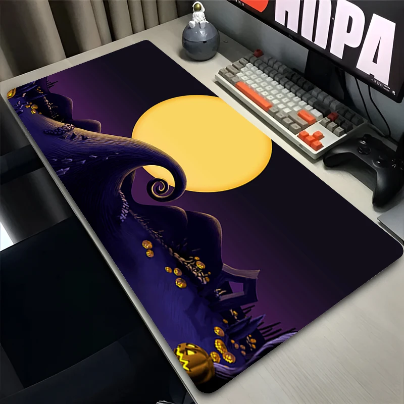 

Anime Mouse Pad Gamer Computer Accessories Desk Mat J-jack S-skellington 900x400 Playmat Gaming Deskmat Mousepad Large Carpet