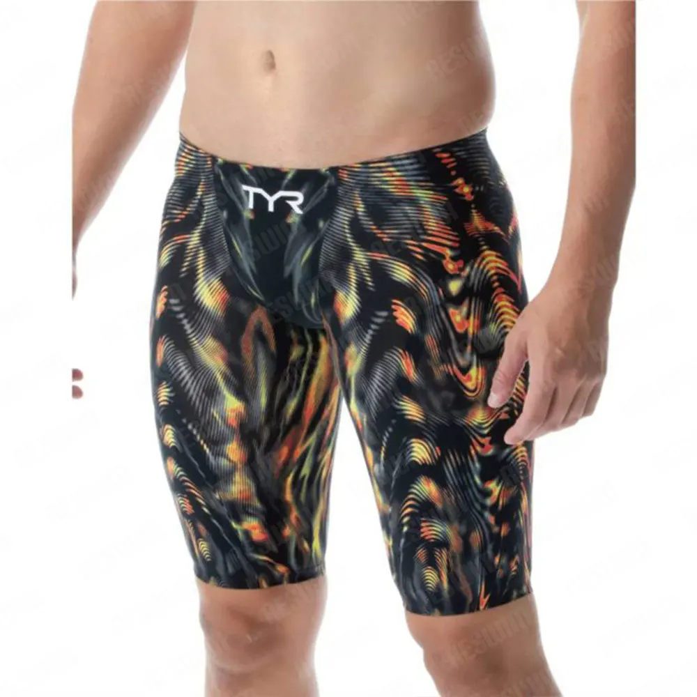 Surfing Shorts Men's Swim Pants Jammer Athletic Training Swimsuit Swimming Summer Chlorine Resistant Beach Diving Running Trunks