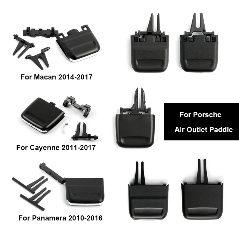 

For Porsche Cayenne Macan Panamera Car Front Dashboard Rear Air Conditioner Outlet A/C Air Conditioning Vents Tab Clip Pick
