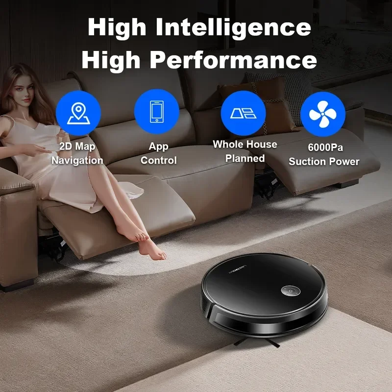# for LIECTROUX C7 Robot Vacuum Cleaner Smart Auto Sweeping Mopping Machine Home Floor Cleaning Dust Box Water Tank APP Control