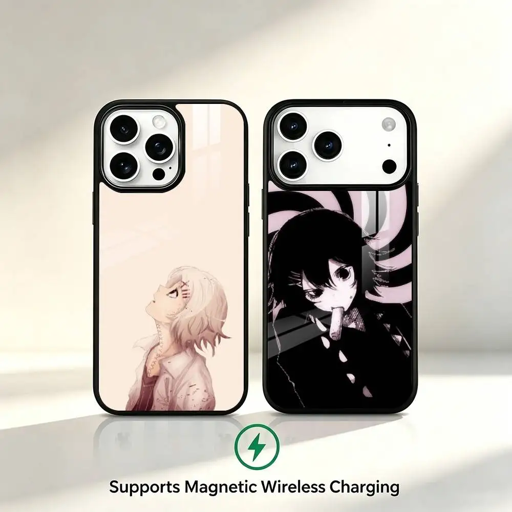 T-Tokyo Ghoul Suzuya Juuzou Phone Case For iPhone17,16,15,14,13,12,11 Plus,Pro Allows magnetic wireless charging