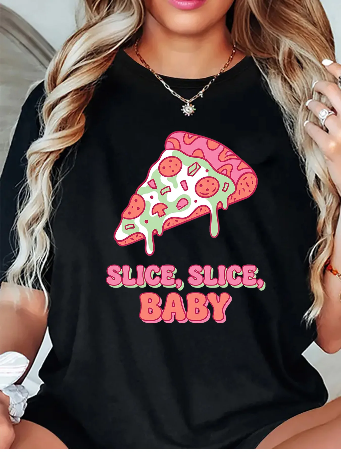 Baby Food Intake - Camiseta feminina com estampa divertida de