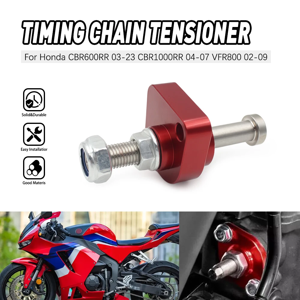 Motorbike Timing Cam Chain Tensioner for Honda CBR600RR CBR1000RR VFR800 CBR 600RR 1000RR 2002-2016 Black Red Manual Cam Timing
