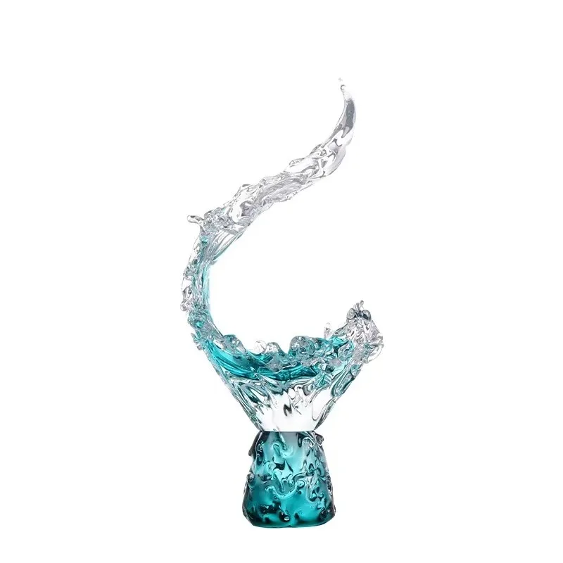 

Glazed ornaments, light luxury and high-end living room entrance office decorations