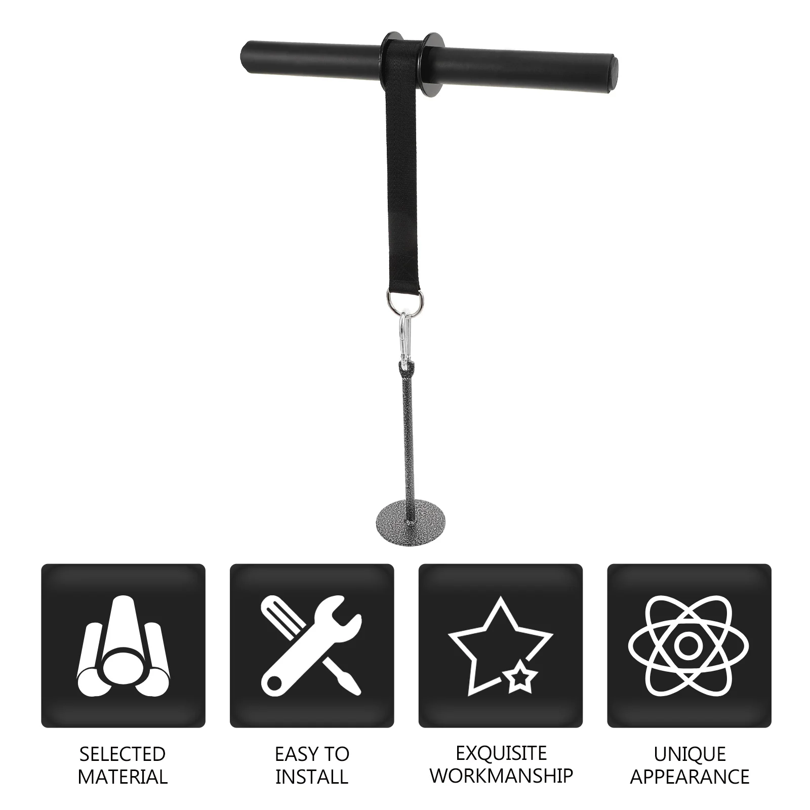 

1Set Forearm Trainer Premium Steel Wrist Forearm Strength Roller Home Gym Fitness Equipment Grip Muscle Exerciser Power Trainer