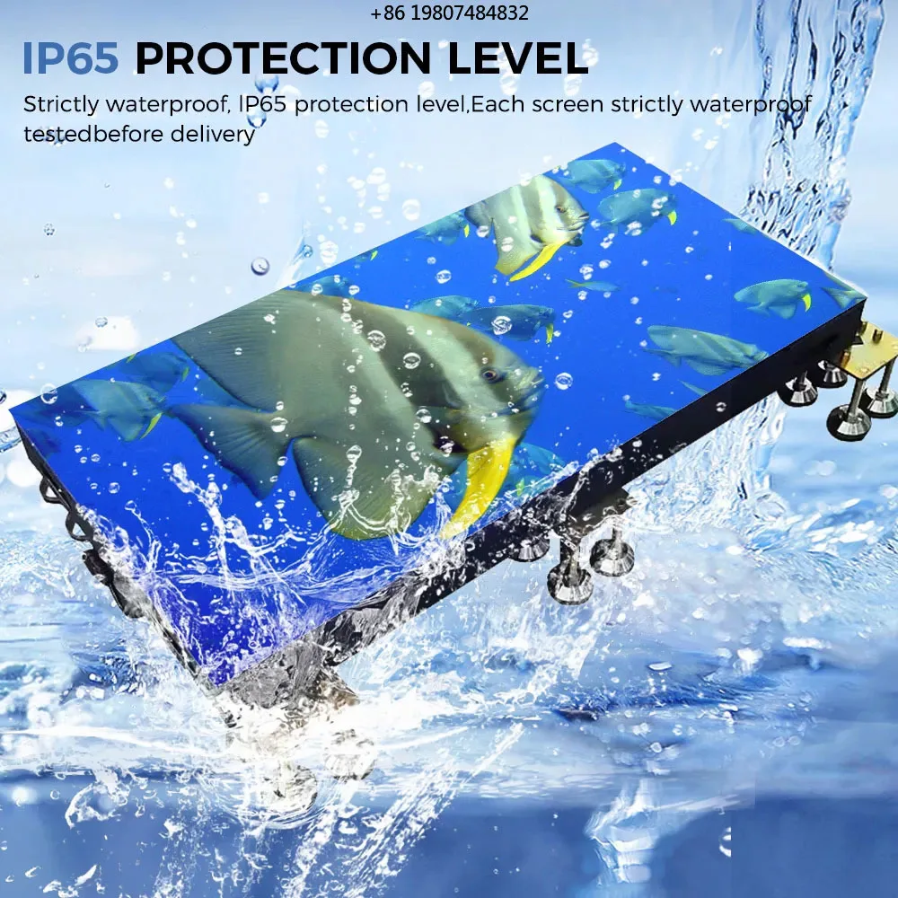 P3.91 Interactive Dance Floor LED Panels, High Refresh Rate Full Color SMD Display for 3D Immersive Video Wall & Outdoor Event