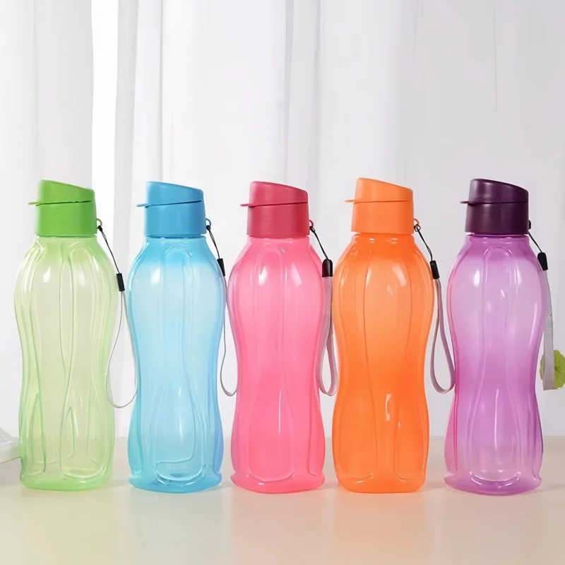 

Спортивная бутылка для воды из полипропилена, 900 мл/1 л, портативная бутылка для воды для спортзала, уличная чашка большой емкости с веревкой, герметичная бутылка для напитков