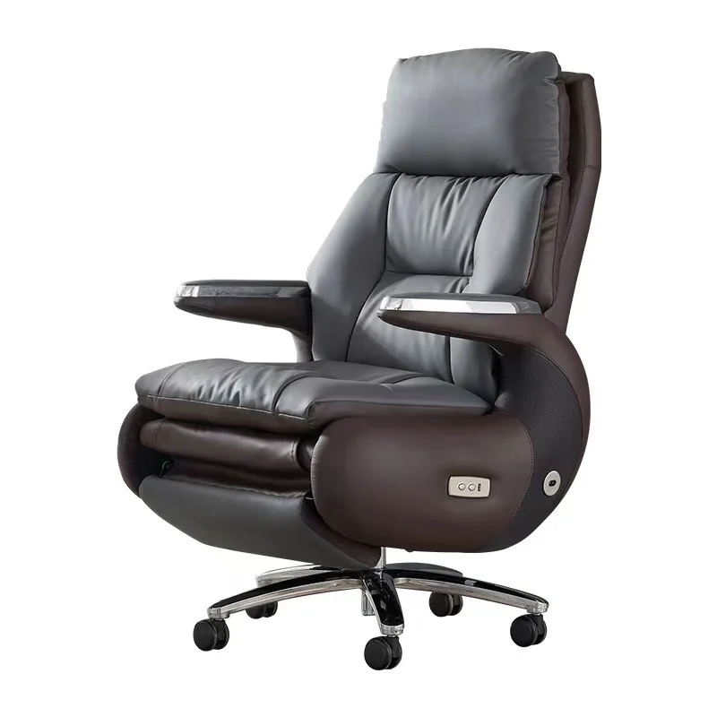 2026 Modern Luxury Executive Swivel Chair New Design Manual/Electric Recliner Household Synthetic Leather