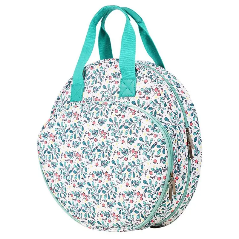 Craft Supplies& Threads Organizer Bag Multi-Layer Oxford Storage Bag For Embroidery Kit With Zipper Pockets