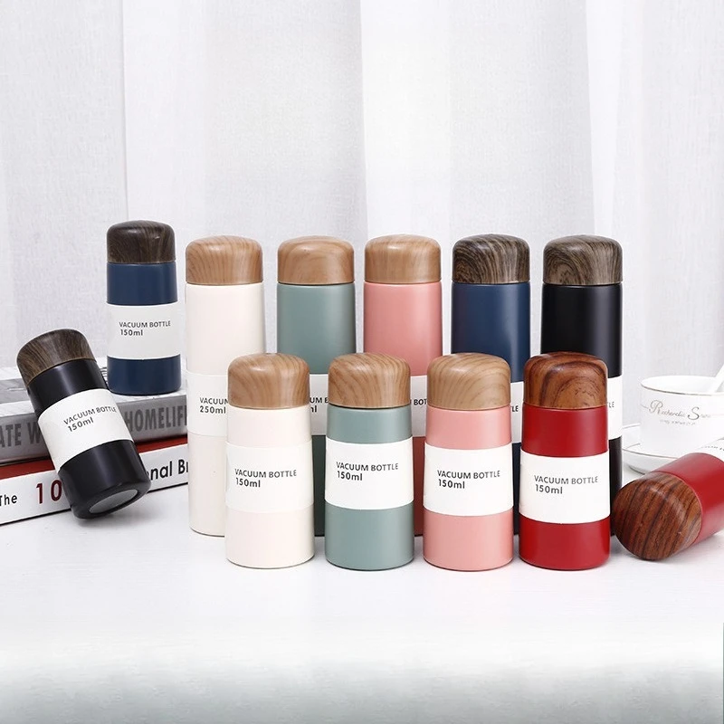 150/250ml Minimalist Ins Style Mini Thermos Cup for Women Students High Aesthetic Portable Small Capacity Pocket Cup