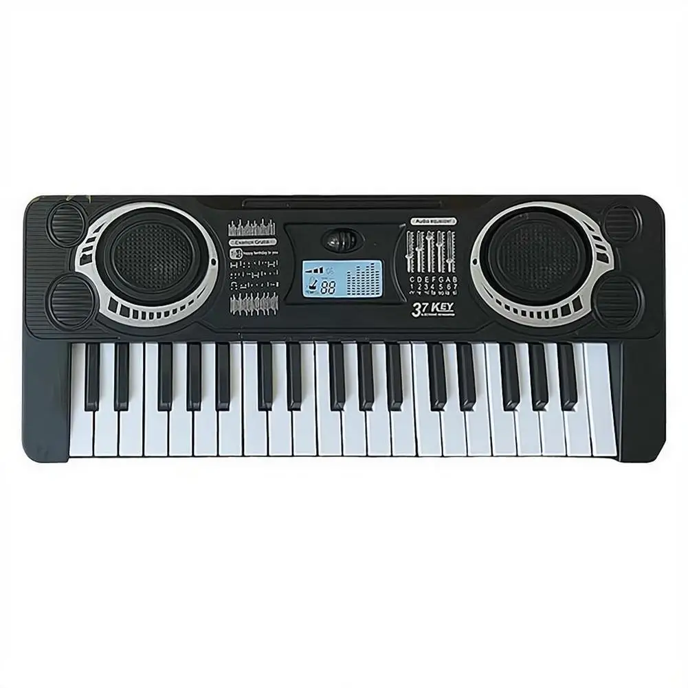 Portable 37 Keys Digital Keyboard LED Display Digital Electronic Piano Children Musical Instrument Music Toy for Beginner