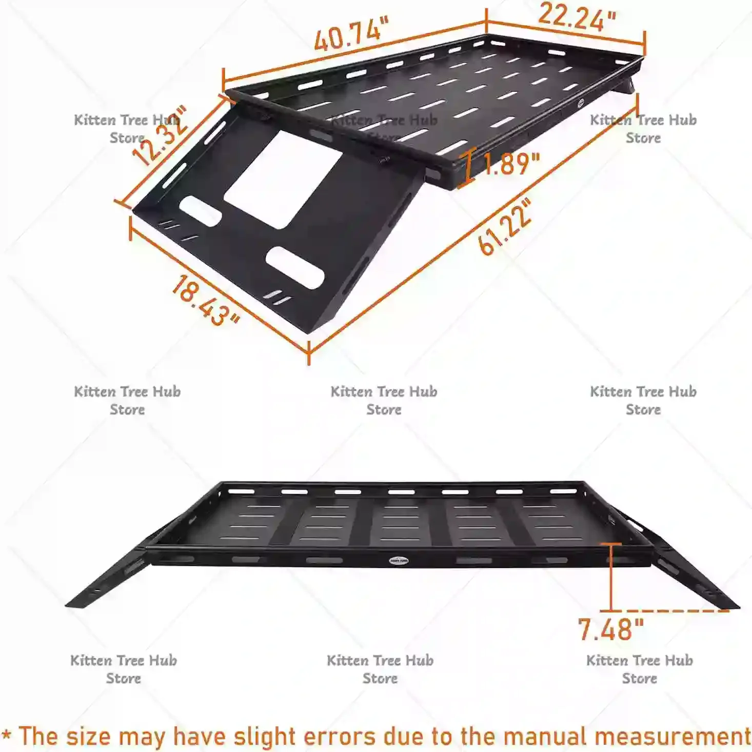 For Rear trunk cargo rack basket tray for 2007-2025 JK JL 4