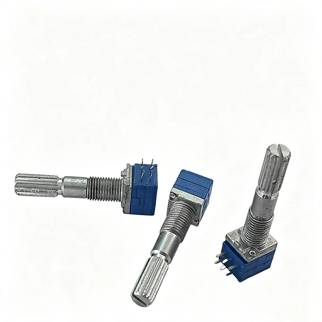 Original New 100% RK097G Dual Potentiometer B10K With Midpoint Handle 25MM B50K Handle 30MM Thread Length 10MM (SWITCH)