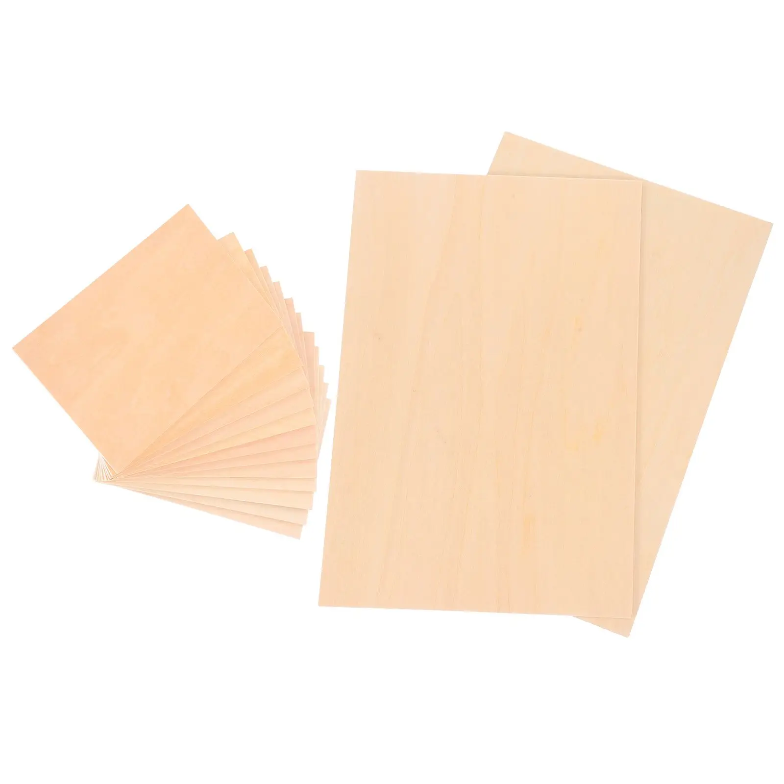 14 قطعة 100x150x3 مللي متر 200x300x3 مللي متر متعدد الطبقات الزيزفون الخشب الرقائقي الحرفية لوحات رقيقة صفائح الخشب شقة عالية للمشاريع