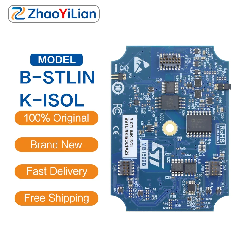 For B‑STLINK‑ISOL Galvanic Isolation Voltage Adapter Board For STLINK‑V3SET SWD JTAG Debug Signal Isolator Module