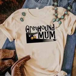 Greyhound t-shirts women funny summer streetwear top female comic graphic manga clothing