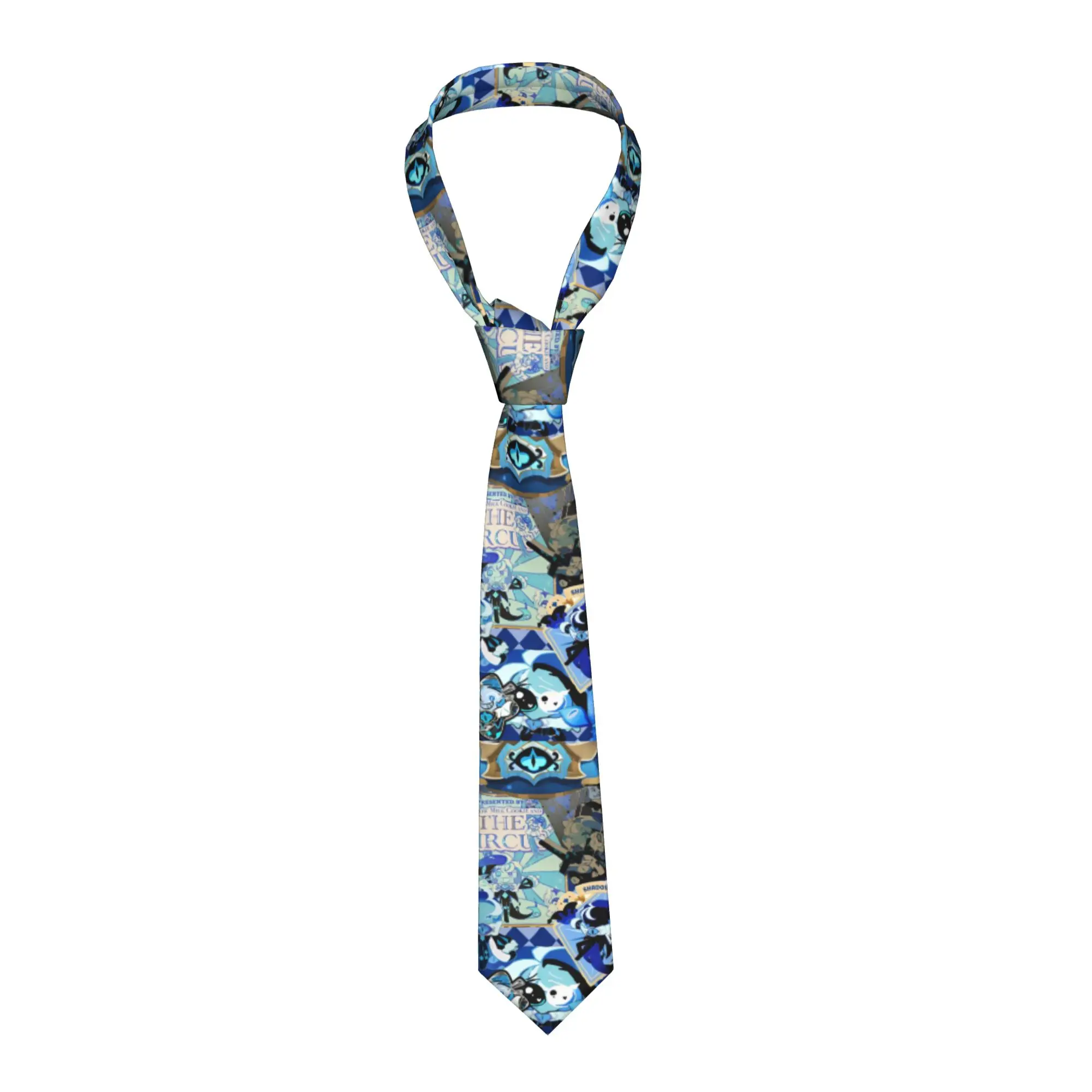 

Галстук унисекс с монстрами из мультфильма Cookie Monster, 8 см, милый мультяшный галстук для женщин, для повседневной носки, реквизит для косплея