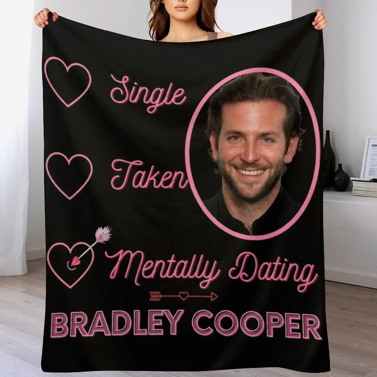 Mentally Dating Bradley Cooper Throw Blanket heavy to sleep Luxury Designer Decorative Throw Thin Blankets