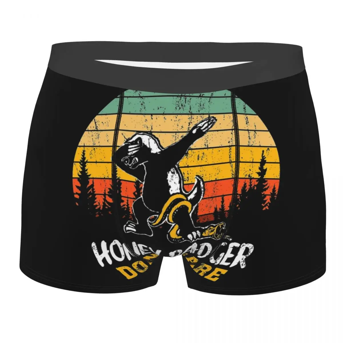 Honey Badger Mencosy Boxer Briefs,Brave like a badger Underwear Highly Breathable Top Quality Birthday Gifts