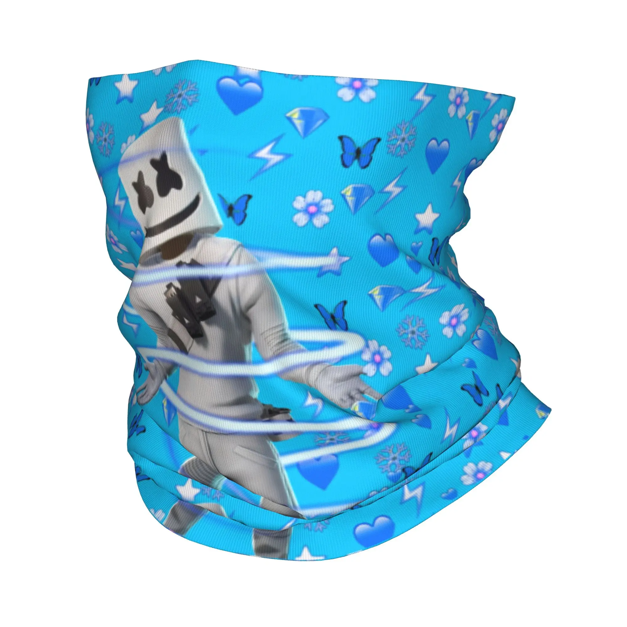 

Marshmellos американский производитель электронной музыки и DJ бандана, грелка для шеи, ветрозащитный шарф для лица, повязка на голову с гетрами для пеших прогулок