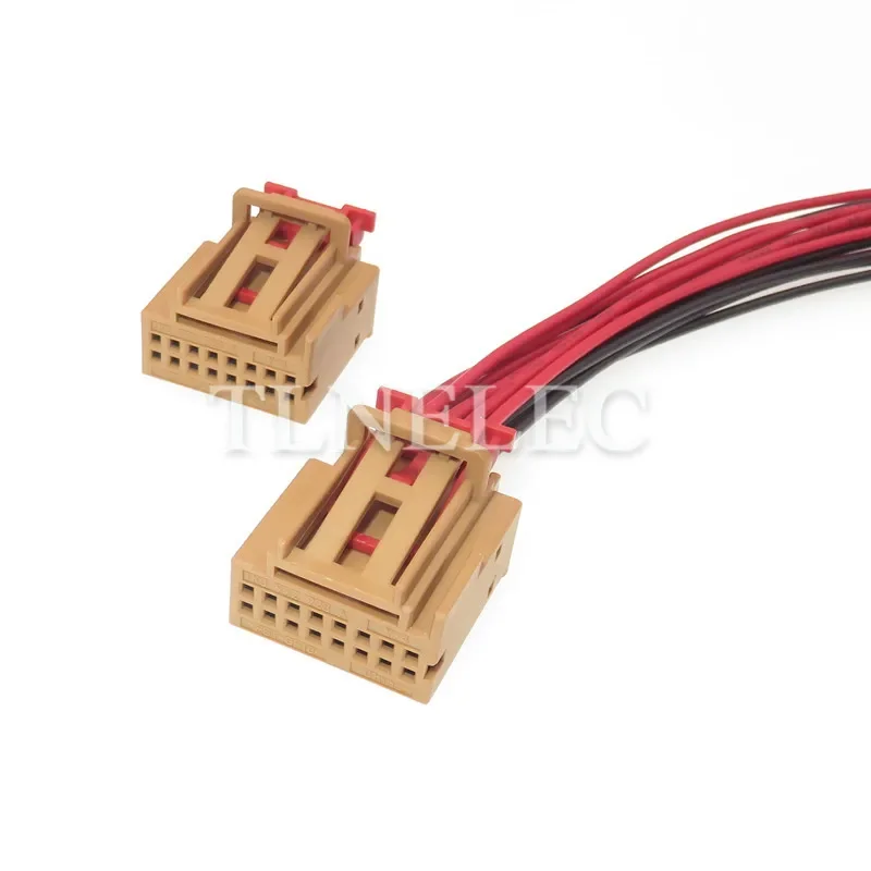 Cableado de 16 pines para panel de aire acondicionado automático de coche con cables para VW Audi 1K0 972 928 A 1K0972928A
