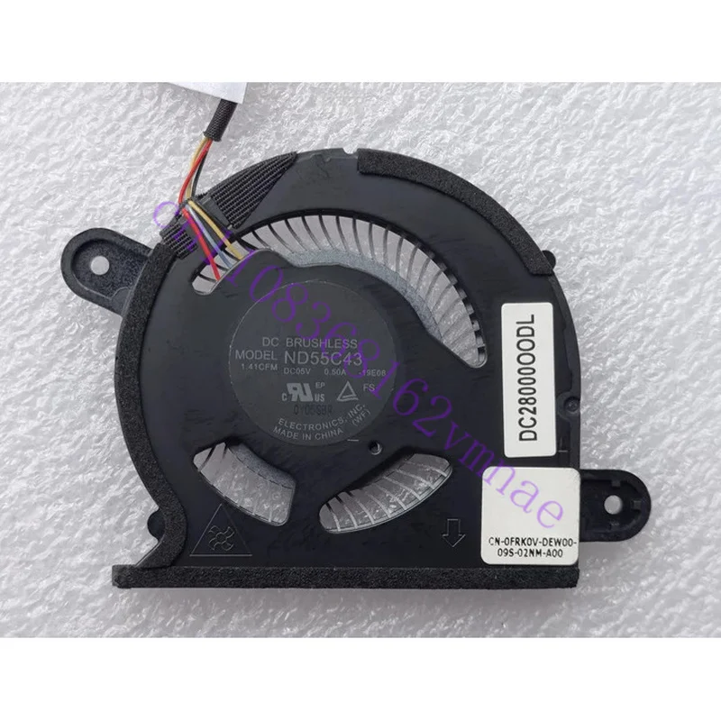 0FRK0V 0WX28K Fan for Dell XPS 13 9300