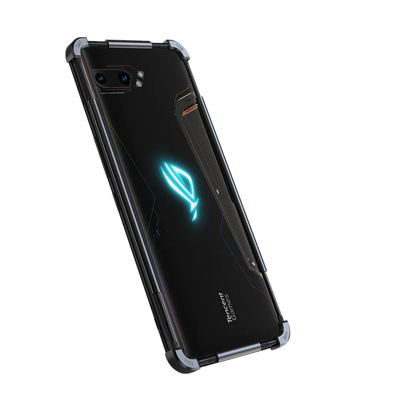 

Original Metal Bumper Phone Case For Asus Rog Phone 6 5 5s Pro 3 2 Aluminium Frame Protective Cover Fashion Shell Zenfone 8