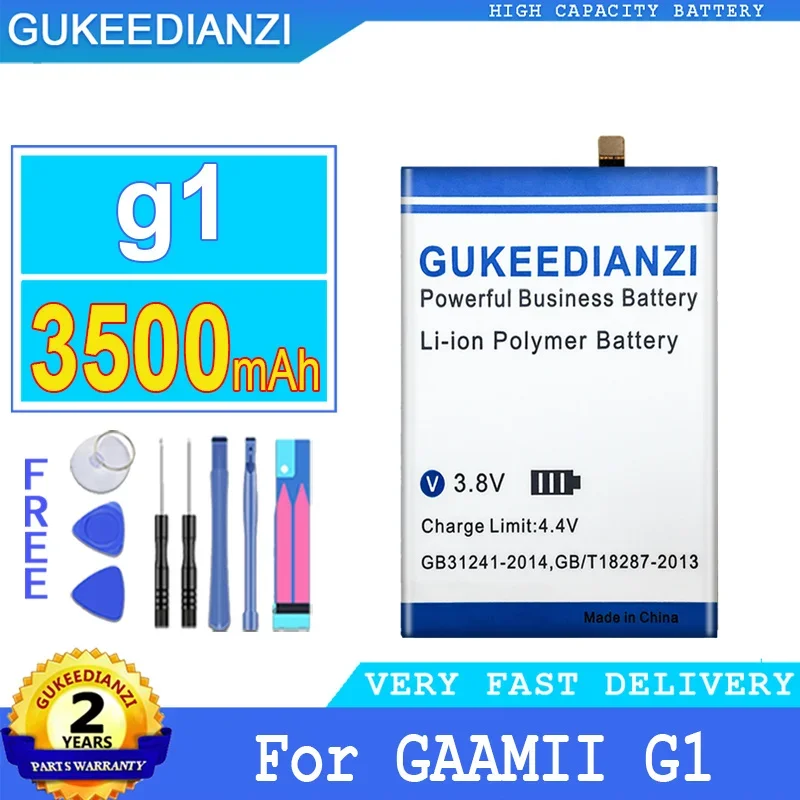 

3500mAh GUKEEDIANZI Battery g1 For GAAMII G1 Big Power Bateria