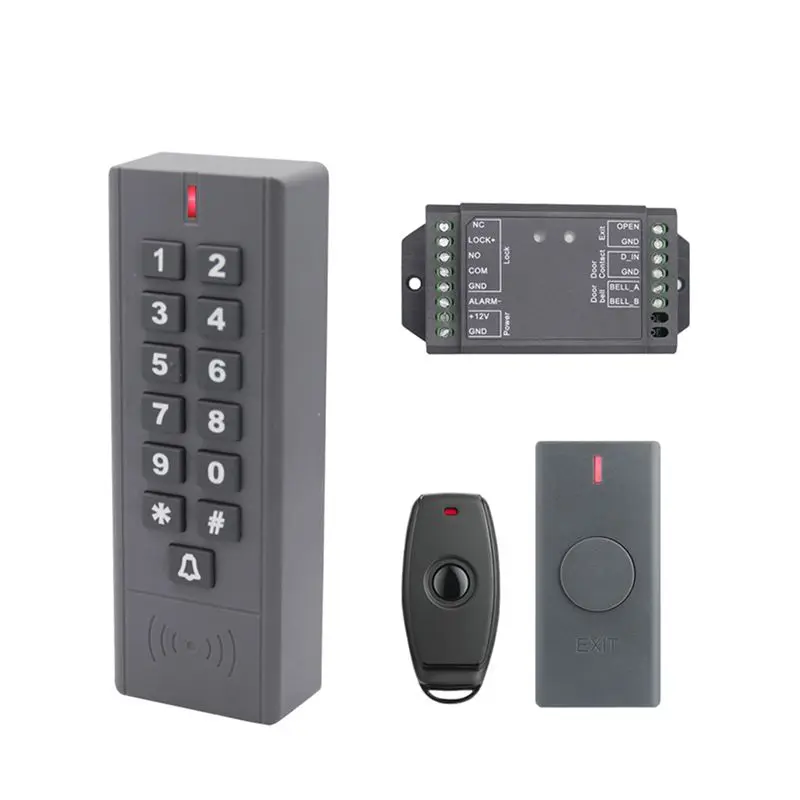 

【PROMOTION】Waterproof Door Lock Remote Control Access Control 125Khz ID /IC Card RFID Access Control Wireless Keypad Control Rea