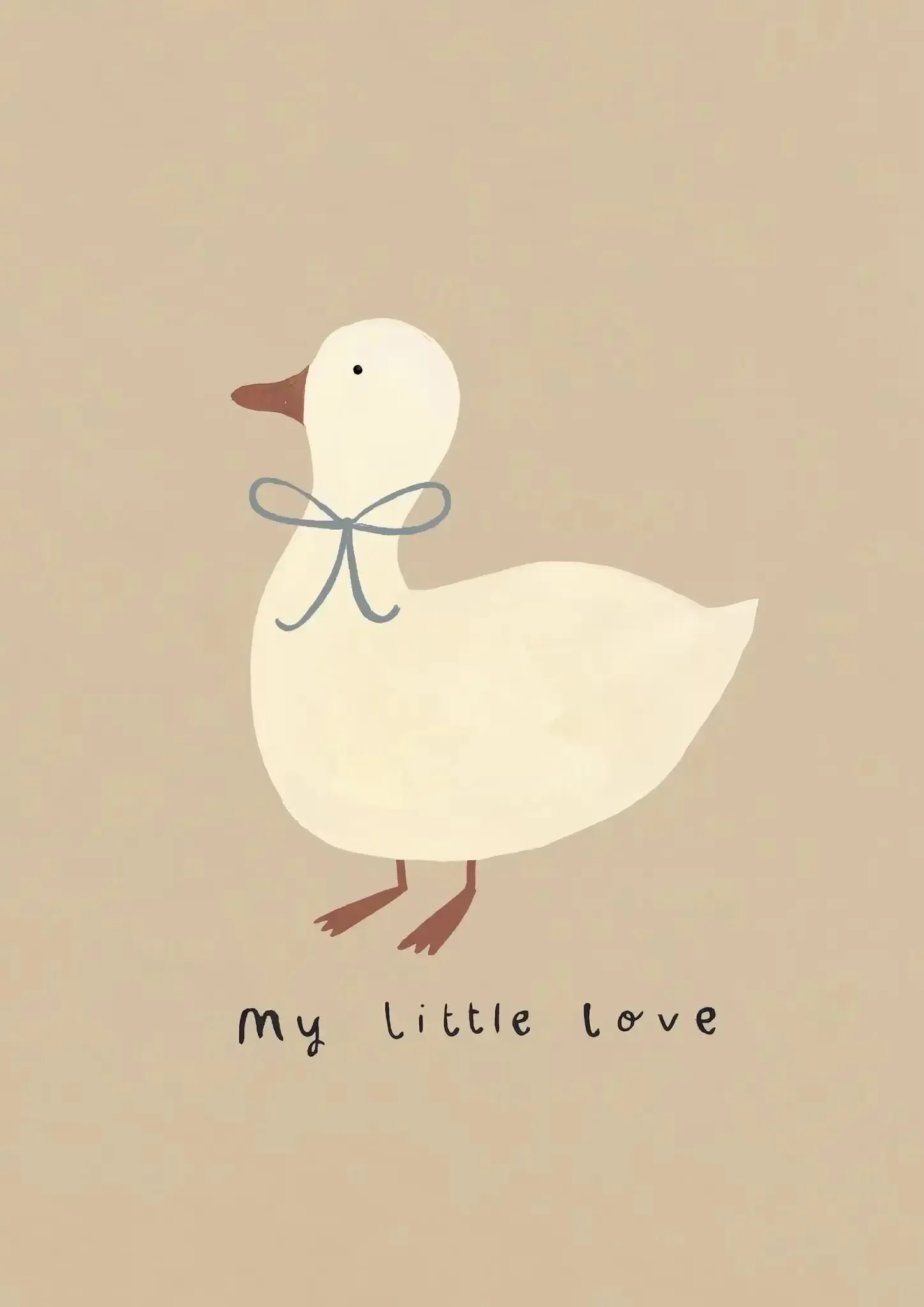Cartoon Dog Goose Rabbit Bear Mouse Poster Cute Animal Wall  Canvas  Prints Wall  HD Pictures Baby Kids Room Decor