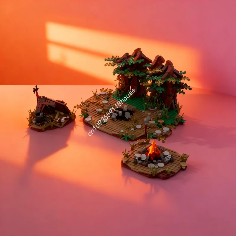 

995pcs MOC Near Fangorn Hobbit And Lord Model Building Toys Blocks Construction Creative Christmas Gift Education Brick Kids