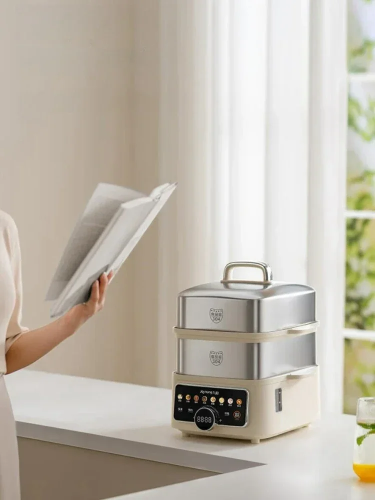 Joyoung-باخرة كهربائية من الفولاذ المقاوم للصدأ متعددة الوظائف ، باخرة منزلية ، V, 12L, ww