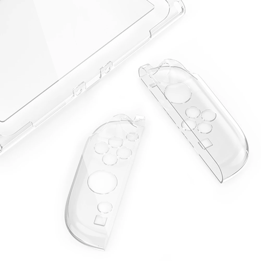 Para switch 2 split case capa transparente capa protetora capa dura acessórios do console de jogos