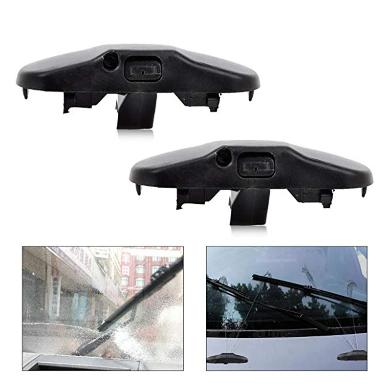 

Durable-2PCS Windscreen Washer Jet Water Spray Nozzle For Passat B6 Jetta Golf GTI Caddy 2KD955985