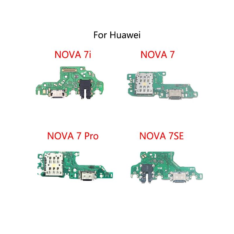 USB Charge Dock Port Socket Plug Connector Flex Cable For Huawei Nova 7 Pro 7i 7SE Charging Board Module