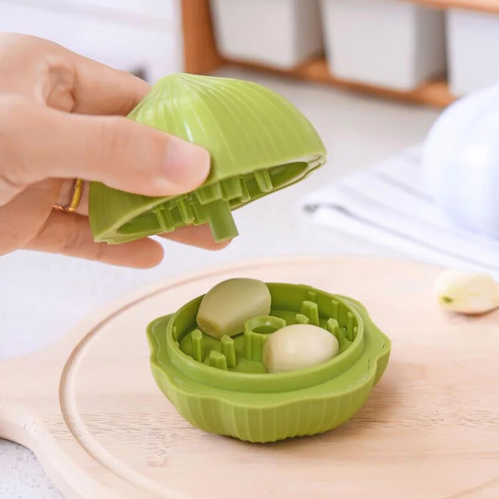

1pc Press Tool, Kitchen Crusher For Cooking Prep, Easy Clean Novelty Shape Grinder, Home Press, Garlic Peeler, Garlic
