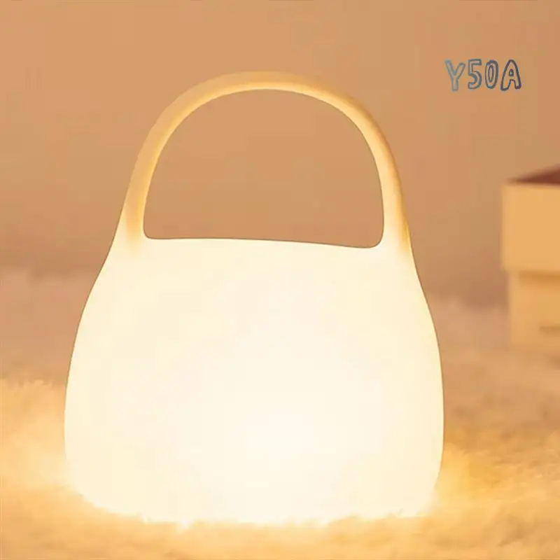 

Y50A-Night Light For Kids USB Charging Night Light Table Lamps Table Desk Lamp Touch-Sensitive Function For Christmas