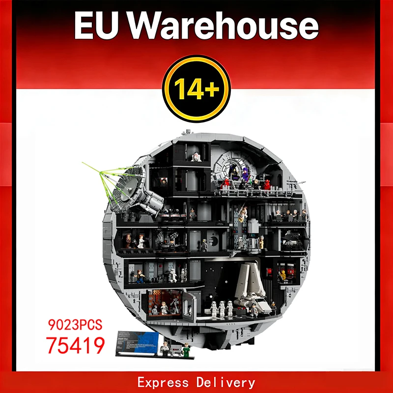 9023 pièces de grands blocs de construction, modèle spatial, jouet compatible avec le set 75419, cadeau d'anniversaire ou de Noël pour adultes