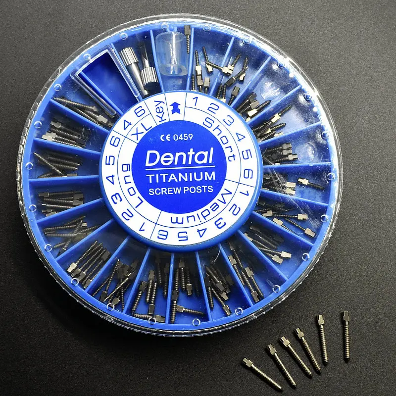 

120pcs Dental Titanium Screw Post Dental Pins Dental Materials for Dentist Tool Dentistry