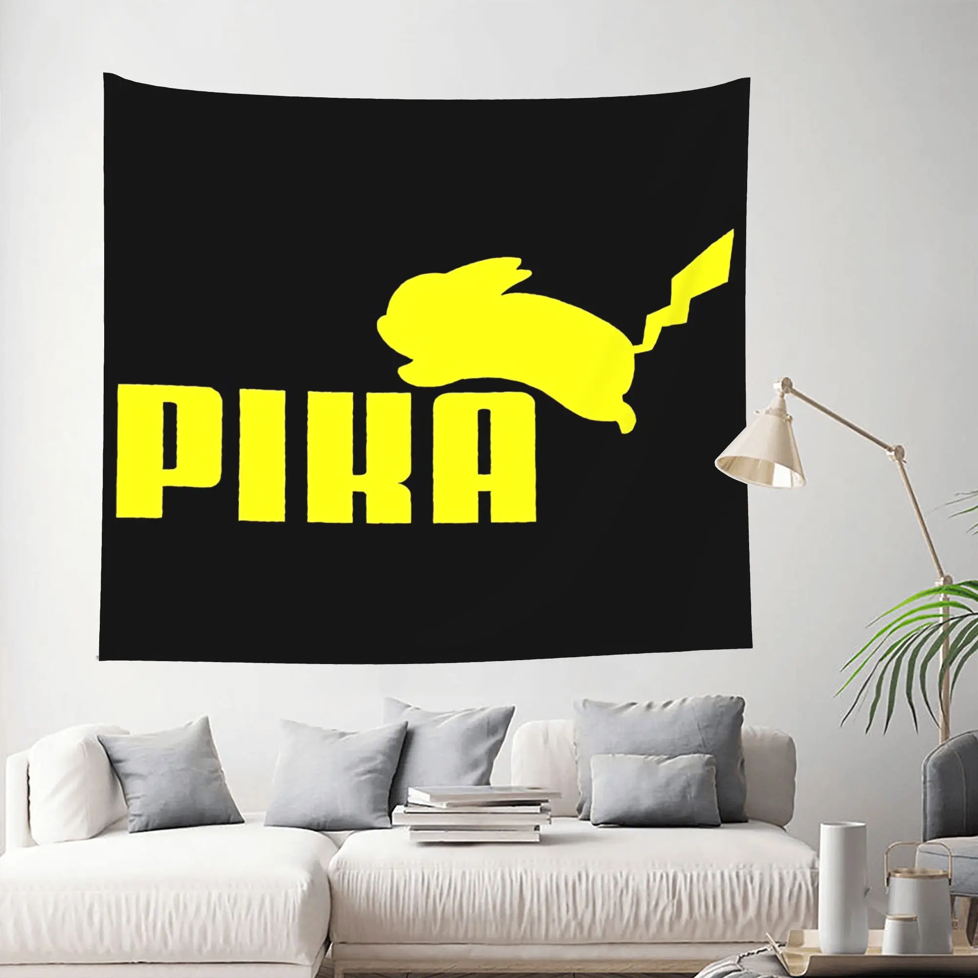 Customized Pokemon cutecore Tapestry Bedroom Decoration Pikachu Wall Hanging Blanket Tapestry Cool Stuff For Room